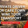 Private Driver for Cape Town Wine Tour Transport 90x90